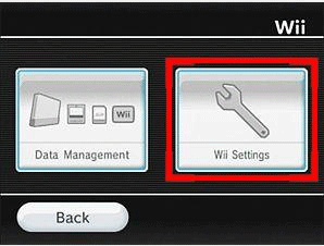 Nintendo Wii Settings